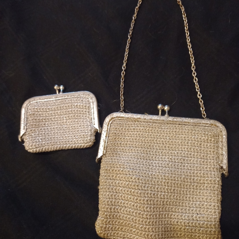 Vintage Evening Bag with coin purse